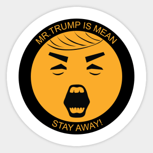 Mr. Yuk Trump Sticker